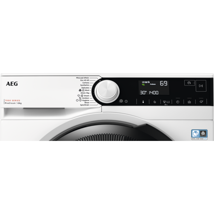 AEG - 8 kg washing machine - LFR73844BE