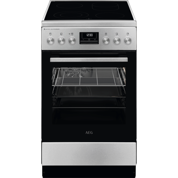 Aragaz electric SteamBake 50 cm inox antiamprentă