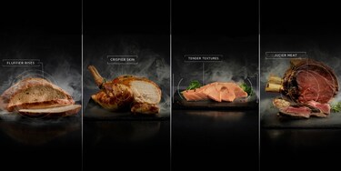 Food cooked with AEG Steam Ovens