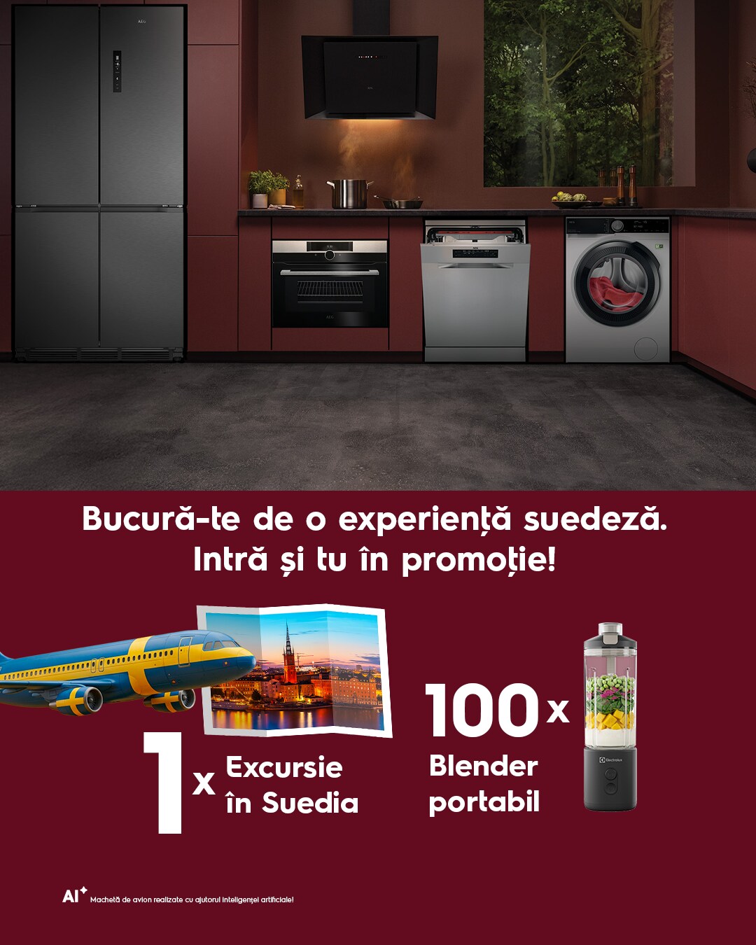 Promoția AEG Bucură-te de o experiență suedeză