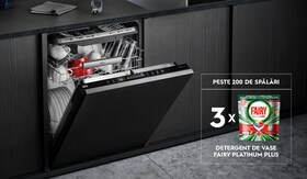 Primiţi detergent pentru 6 luni la achiziţia unei mașini de spălat vase