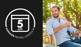 5 ani garanţie, pentru liniștea ta!